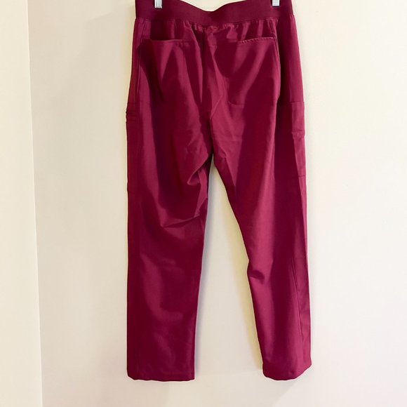 NWT Landau Forward 5-Pocket Rib Knit Waistband Cargo Scrub Pant Petite M… - Picture 2 of 8